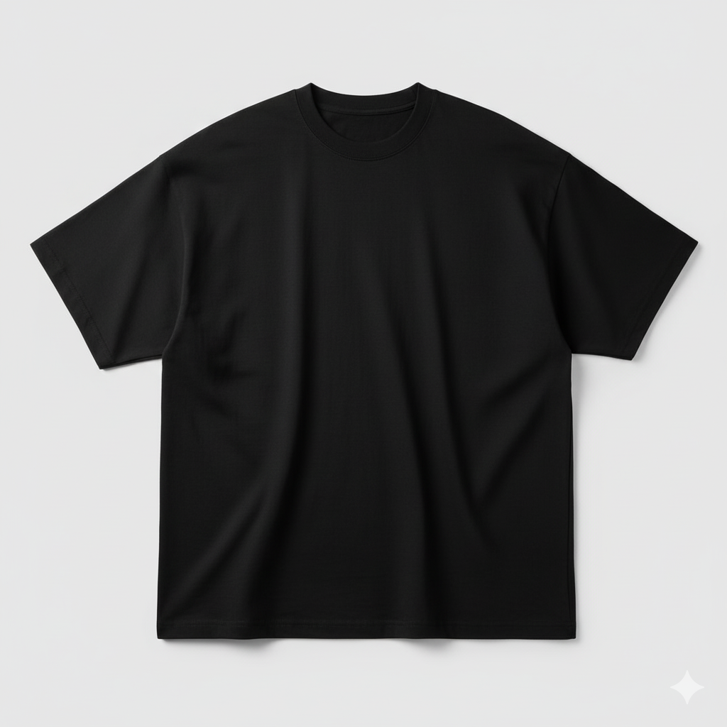 Black Korean Style Tshirt