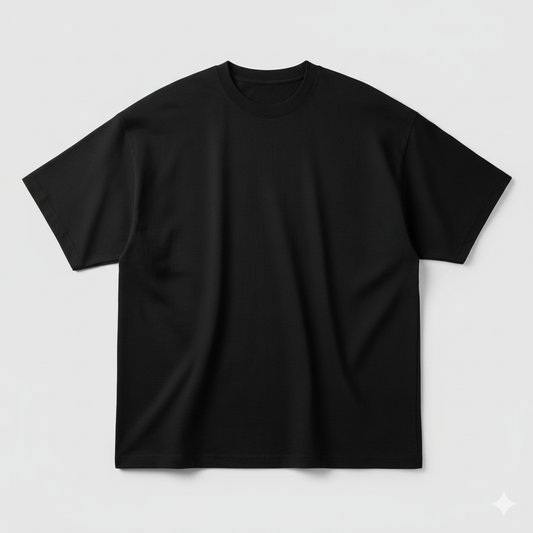 Black Korean Style Tshirt