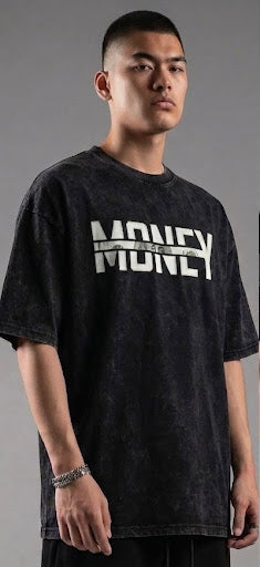 Money Graphic Oversized T-Shirt